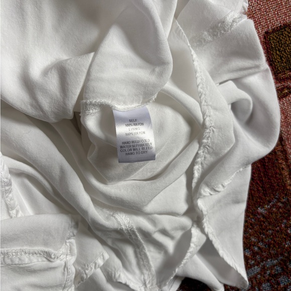 Lulus Easy Honey Ivory Slip Sun Dress Relaxed & Flowy Boho Farmhouse - Medium - Picture 5 of 9